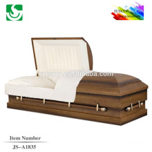 Dicount American style conventional standard wooden casket